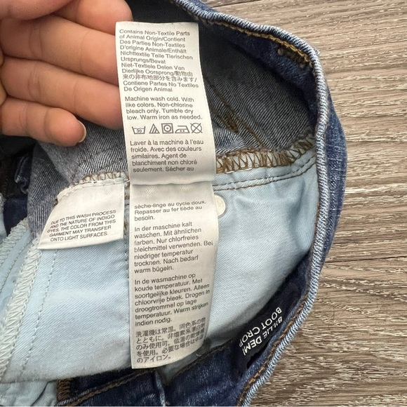 J. Crew Blue Flare Wide Leg Jeans - Picture 5 of 8